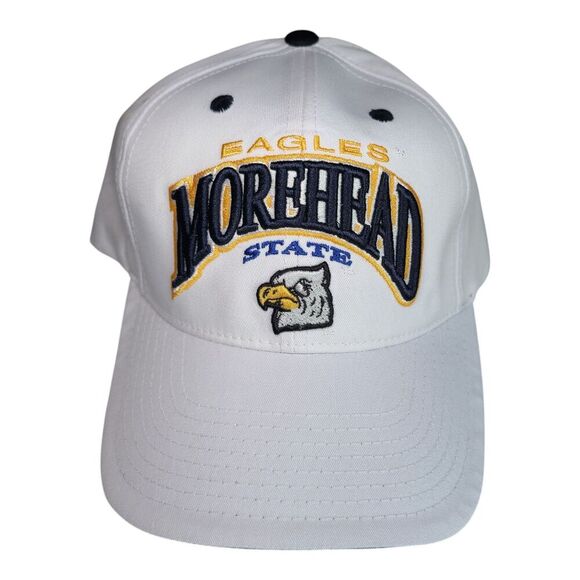 Top of the World Other - Morehead State Eagles NCAA Top-Of-The-World Structured Adjustable White Hat NEW